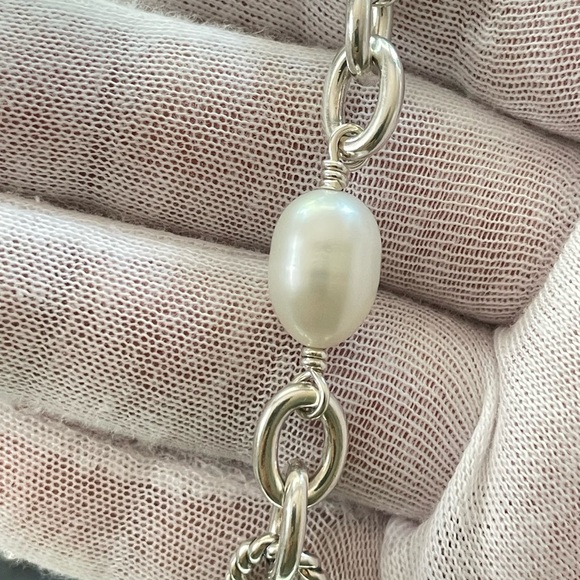 David Yurman Large Oval Link Bijoux Necklace with Gemstones 40" - Picture 5 of 10